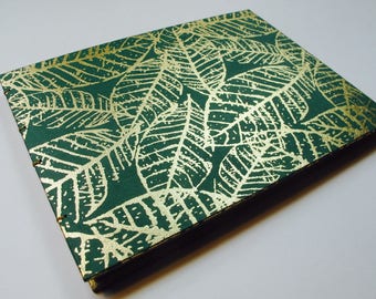 Instax Guest Book Photo Album Large Green and Gold Greenery Leaf Guest Book Instax Photo Booth Album