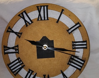 Laser Cut, resin molded clocks. We do bespoke from your design as well