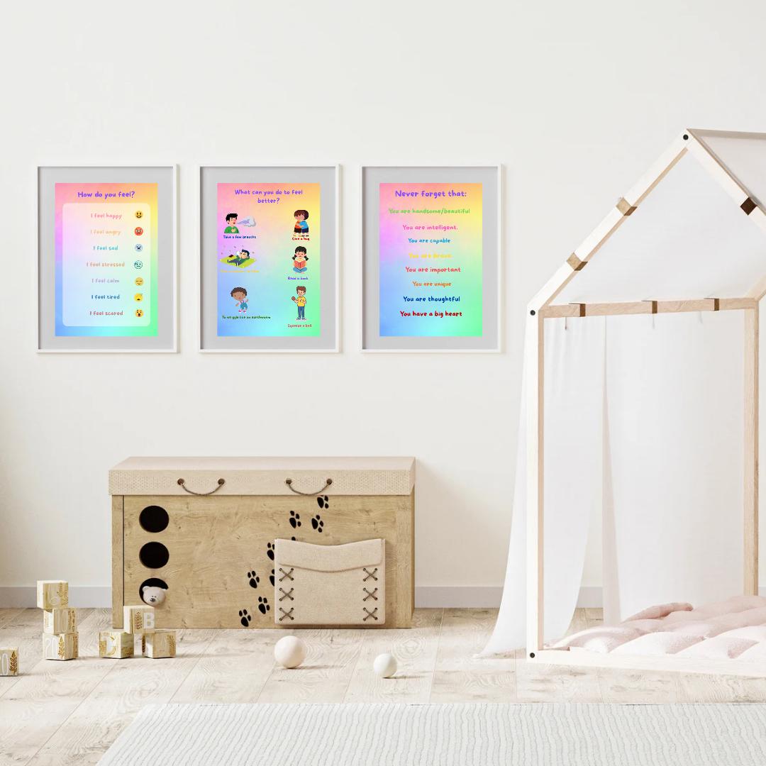 Emotion Identification Chart Poster | Kids - Etsy Australia