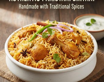 Pakistani Chicken Biryani Recipe | Spiced Rice Dish (PDF)