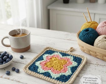 Starburst Granny Square Hanging Décor Crochet Pattern PDF | Confident Beginner