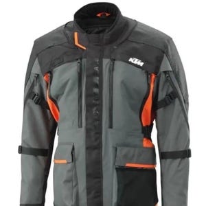 KTM Terra Adventure motorcykeljacka i nät | Äventyrsutrustning för touring | Allvädersjacka för motorcyklister | Skyddande motorcykeljacka – present till förare