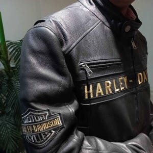 Harley davidson leather jackets - Etsy 日本