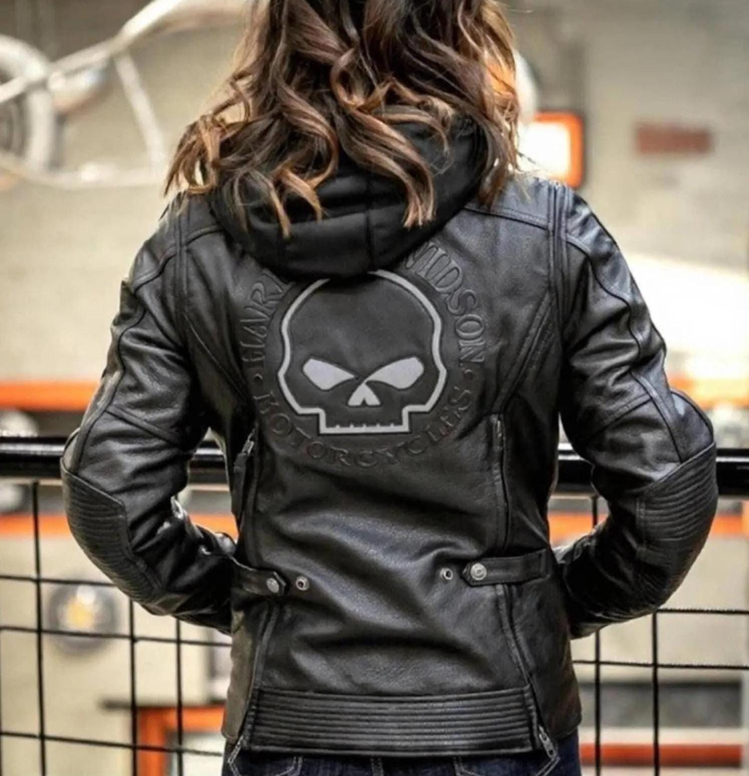 Harley Davidson Leather Jacket Vintage - Etsy - Page 4