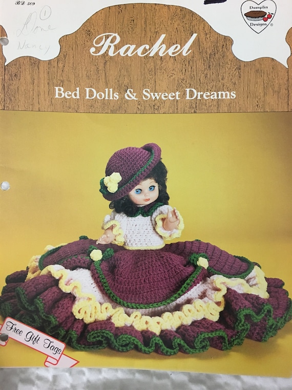 free crochet patterns for 13 inch bed dolls
