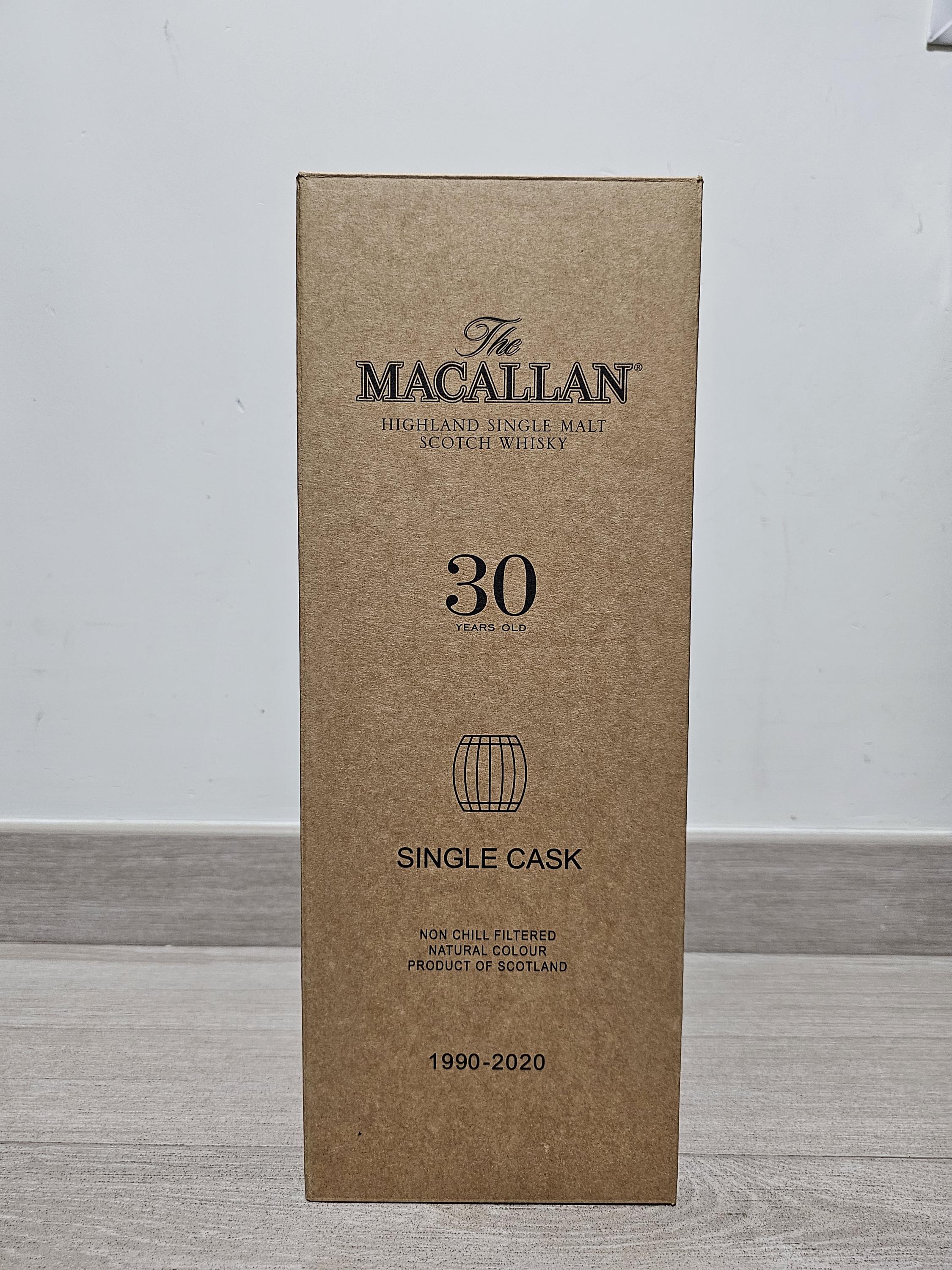 Macallan 30 Year Old Empty Bottle With Original Box｜authentic