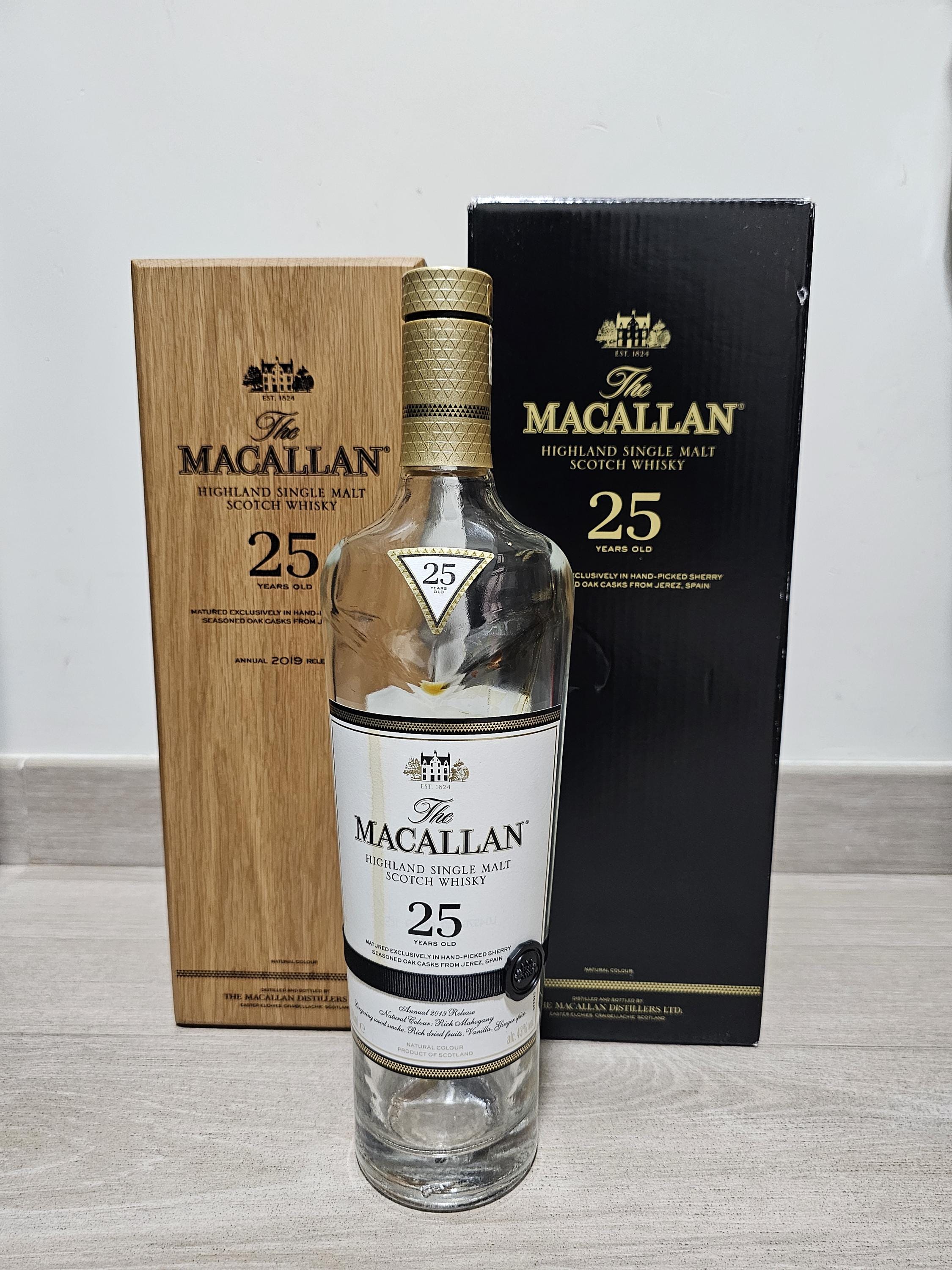 Cravatta Seta Macallan Whisky Oro &ndash; Marca Originale, Regalo Perfetto