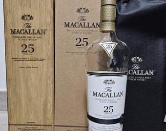 Macallan 25 Year Old Empty Bottle With Original Box｜authentic