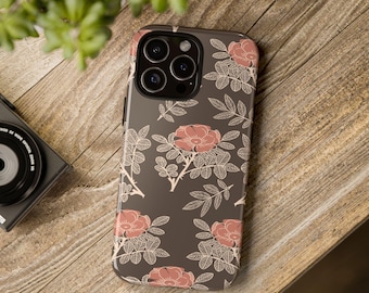 Floral Phone Case, Tough Cases, Flower Pattern, Phone Accessory, Gift for Her, Mother's Day, Durable Protection