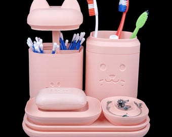 Clean Kitty Kit – 3D Printed Bathroom Organizer