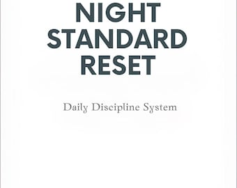 Resetowanie standardu nocnego — system codziennego dopasowania