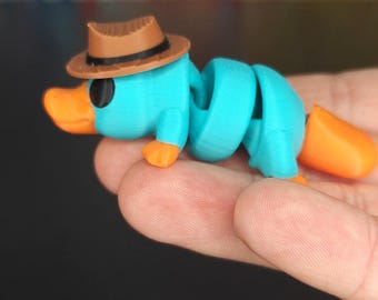 Magnetic Secret Agent Platypus - 3D Printed!