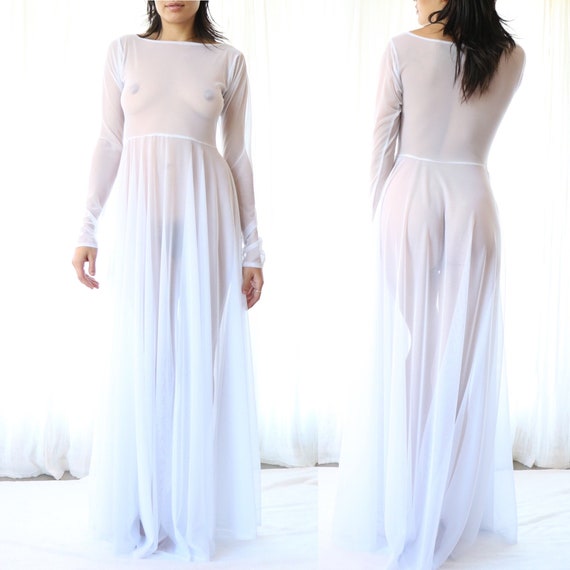 Through Dress Sheer Dresses for Women 