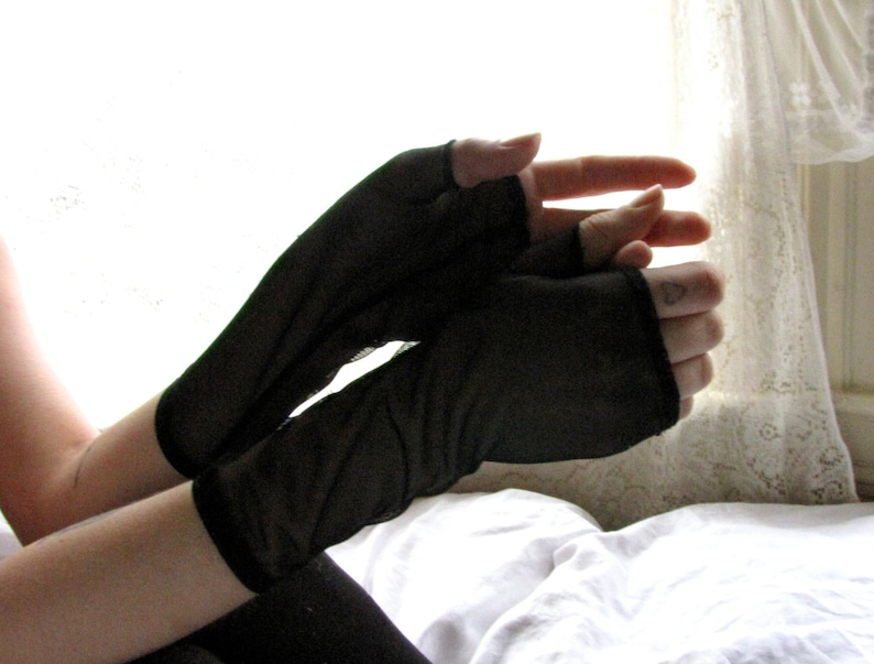 Fingerless Gloves Lingerie Mesh Gloves BDSM Sheer Dress BDSM Gloves Fingerless Gloves Black Black Fingerless Sheer Gloves