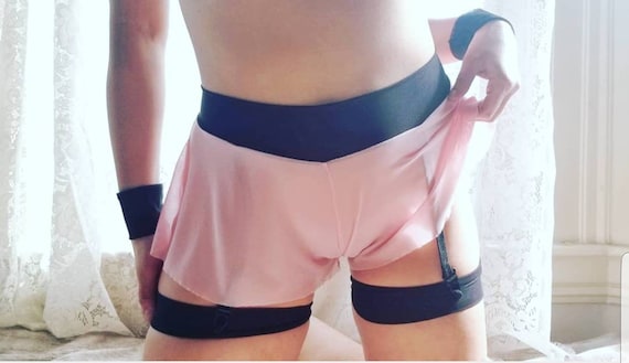 Dirty talk lingerie shorts shaved
