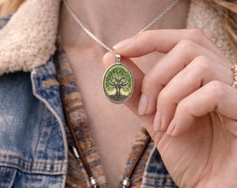 Tree of Life Pendant | Natural Energy Talisman | Forest Symbol Jewelry