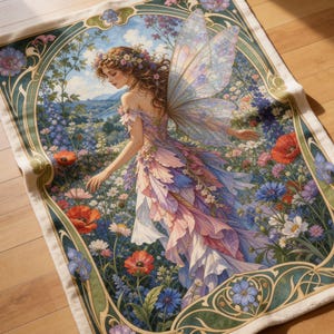 Fantasy Lover Gift for Daughter Birthday Gift Spring Fairy Blanket Fantasy Reader Gift for Her Fairy Fantasy Core Decor Gift for Fairy Lover