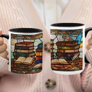 Book Lover Gift for Her Birthday Gift Bookish Mug Book Coffee Cup Gift for Mom Reading Mug Reader Gift Idea for Sister Who Loves Books