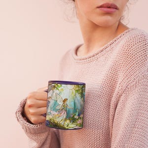 Fantasy Lover Gift for Her Birthday Gift Fairy Mug Fantasy Reader Gift for Sister Woodland Fairy Mug Fantasy Creature Gift for Fairy Lover image 11