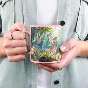 Fantasy Lover Gift for Her Birthday Gift Fairy Mug Fantasy Reader Gift for Sister Woodland Fairy Mug Fantasy Creature Gift for Fairy Lover image 4