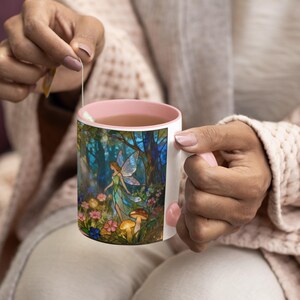 Fantasy Lover Gift for Her Birthday Gift Fairy Mug Fantasy Reader Gift for Sister Woodland Fairy Mug Fantasy Creature Gift for Fairy Lover image 7