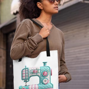 Naaicadeau voor moeder Verjaardagscadeau voor oma Kern Cadeau voor haar Naailiefhebber Cadeau voor quilten nep-patchwork naaitas voor crafter cadeau