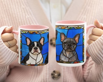 犬好きのお母さんへの誕生日プレゼント、フレンチブルドッグへの彼女へのプレゼント、フレンチブルドッグマグカップ、犬の飼い主さんへの姉妹へのプレゼント、ペット好きのお母さんへのマグカップギフト