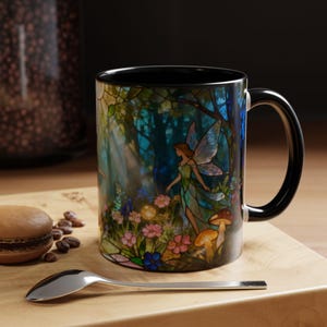 Fantasy Lover Gift for Her Birthday Gift Fairy Mug Fantasy Reader Gift for Sister Woodland Fairy Mug Fantasy Creature Gift for Fairy Lover image 15