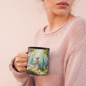Fantasy Lover Gift for Her Birthday Gift Fairy Mug Fantasy Reader Gift for Sister Woodland Fairy Mug Fantasy Creature Gift for Fairy Lover image 12