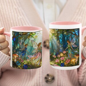 Fantasy Lover Gift for Her Birthday Gift Fairy Mug Fantasy Reader Gift for Sister Woodland Fairy Mug Fantasy Creature Gift for Fairy Lover image 20