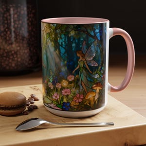 Fantasy Lover Gift for Her Birthday Gift Fairy Mug Fantasy Reader Gift for Sister Woodland Fairy Mug Fantasy Creature Gift for Fairy Lover image 16