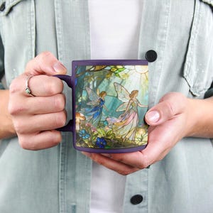 Fantasy Lover Gift for Her Birthday Gift Fairy Mug Fantasy Reader Gift for Sister Woodland Fairy Mug Fantasy Creature Gift for Fairy Lover image 5