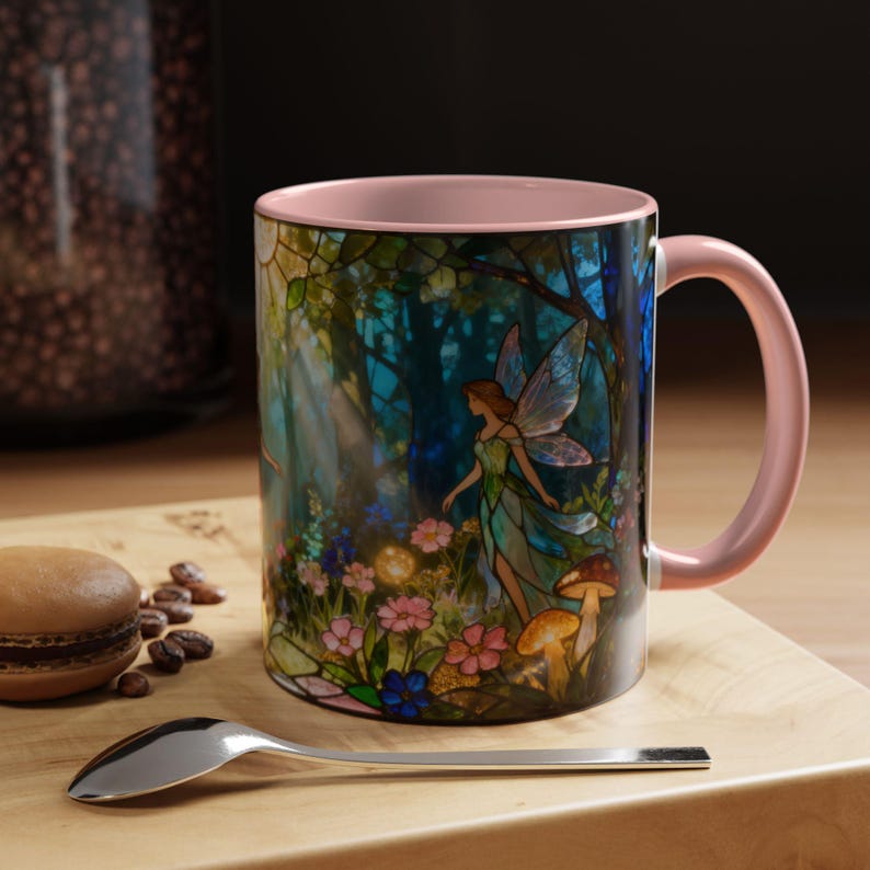 Fantasy Lover Gift for Her Birthday Gift Fairy Mug Fantasy Reader Gift for Sister Woodland Fairy Mug Fantasy Creature Gift for Fairy Lover image 13