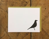 Eames House Bird Letterpress Notecards - Set of 6