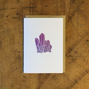 Carte typographique Cristaux