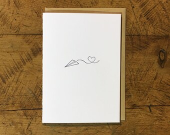 Sending Love Letterpress Card