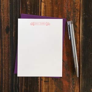 Custom Letterpress Notecards - Motto