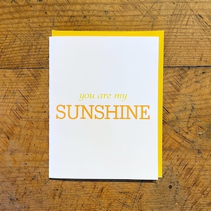 Carte typographique Tu es mon soleil