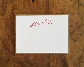 Sending Love Letterpress Gift Enclosure Card