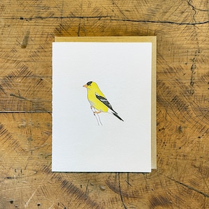 Carte typographique Chardonneret d'Amérique
