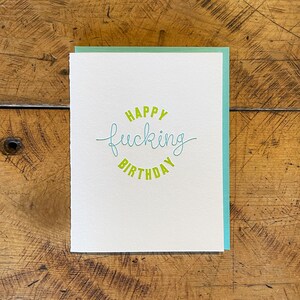 Happy F*ing Geburtstagskarte