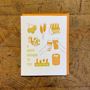 Hoppy Beer Geburtstagskarte