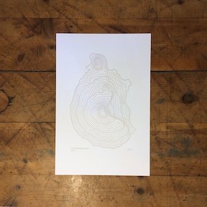 Tumalo Mountain Oregon Topographic Map Letterpress Print