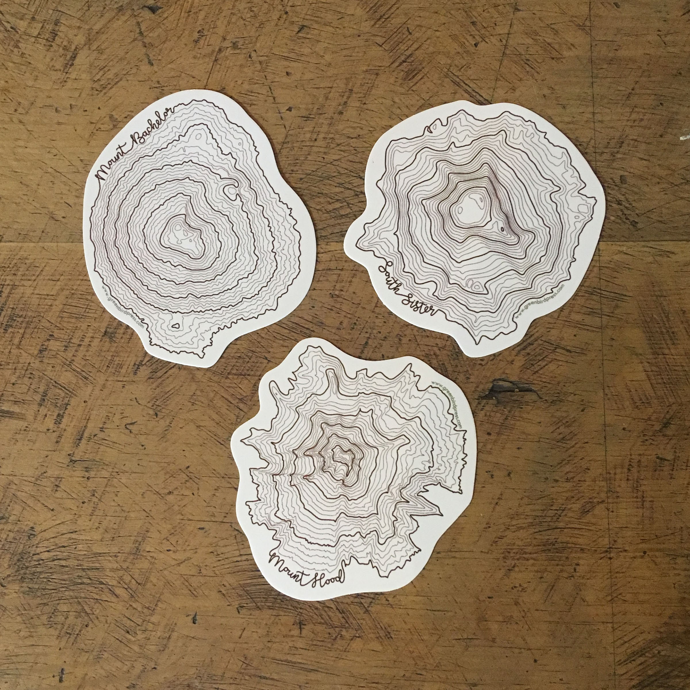 Topo Map Riddles Oregon Oregon Topographic Map Stickers - Etsy