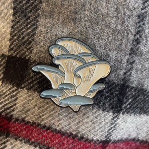 Austernpilz Emaille Pin