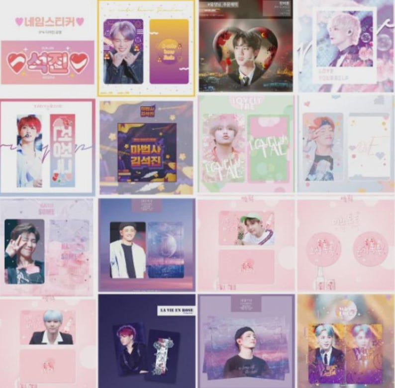 Kpop BTS GRAB BAG| Bts Random Box| Bangtan| Photo Card Sticker - Etsy