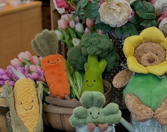 Jellycat Spring 2026 Plush | Cute Garden Collection Soft Toy | Kawaii Stuffed Animal Gift for Kids & Collectors