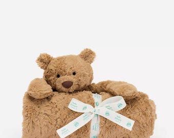 Jellycat Bartholomew berendeken – zachte babydeken - authentiek