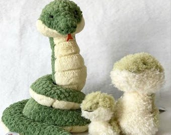 Jellycat Cizi Snake Plush, Long Soft Stuffed Animal Toy 55cm, Authentic Collector Item
