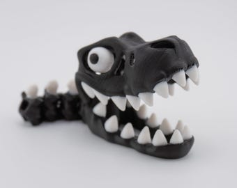 T-Rex nyckelring | Ledad dinosaurie Fidget nyckelring